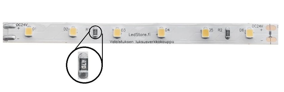 Led nauhan IC piiri - LedStore IC-krets för ledremsa