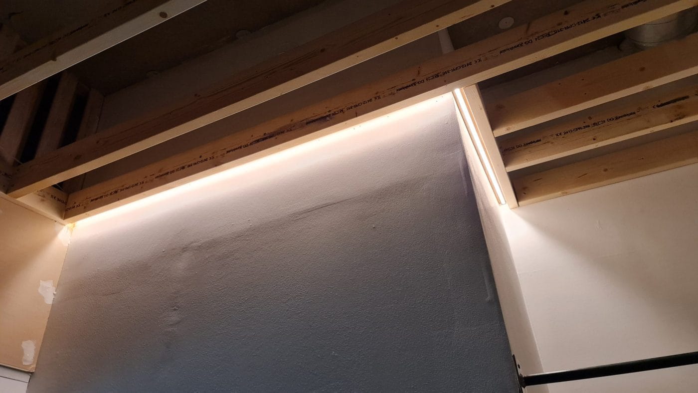 - LedStore indirekt ljus visar alla fel