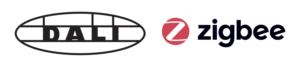 DALI ja ZIGBEE LOGO - LedStore DALI- och Zigbee-logotyper