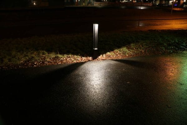 Ett brett utbud av lysdioder används för belysning av innergårdar