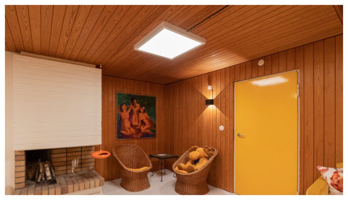 Renovering av pool och eldstad i ett radhus från 60-talet