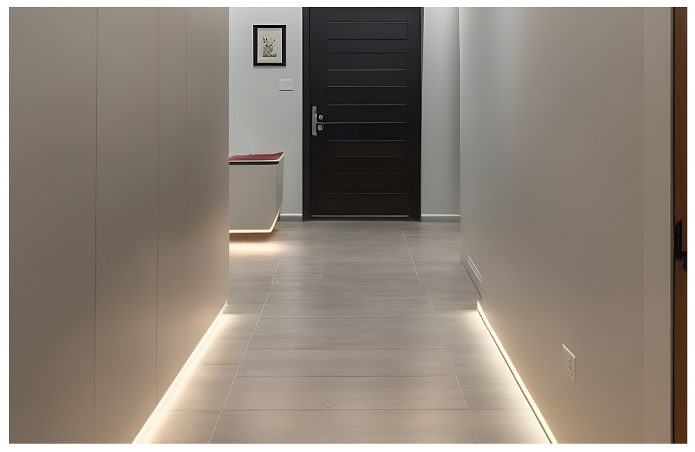 Led nauha kaluisteissa sokkeli - LedStore Ledband för räcken sockel