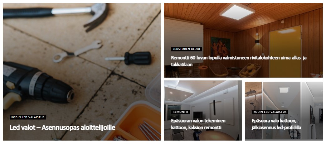 Remonttiblogikuva - LedStore Illustrativa renoveringsbloggar på LedStore-bloggen