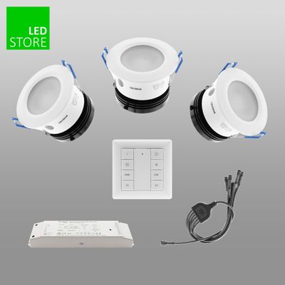 023 CCT Led ljus 3 st SET med trådlös kontroll