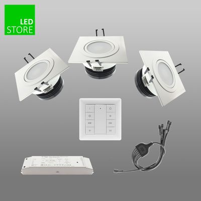 SQ033 CCT Led ljus 3 st SET med trådlös kontroll