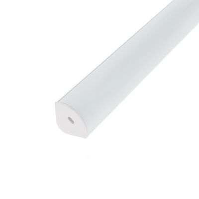Surface PROFILE aluminium, white, 2m, 45 degrees 30x30mm