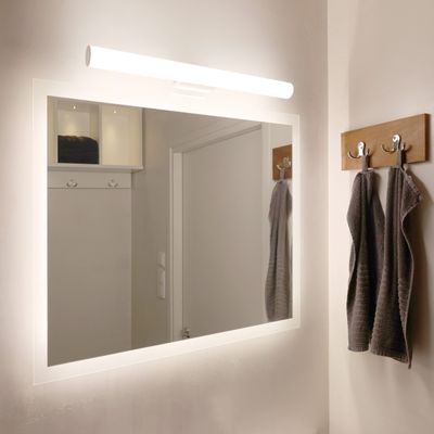 LED SPEGEL LJUS 600 - Färgtemperatur justerbar, dimbar, 10W, IP54, CRI98, matt vit