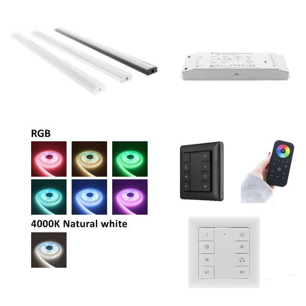 Led Set Ravinder Arora 2 Metre RGBW Led strip light set - Led-store.se
