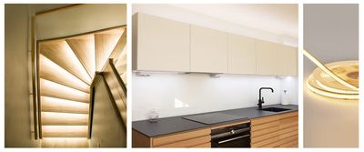 Warm Led strrip cut to measure