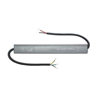 Smal LED-transformator 24V, 36W, TRIAC-dimmbar IP66