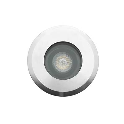 Silversvart cylindrisk LED-ljuskabel för utomhusbruk med vit bas, idealisk för belysning av trädgårdar och gångar.