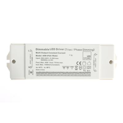 40W TRIAC dimbar transformator, 300-1400mA justerbar