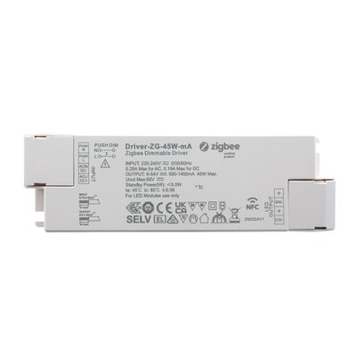 VaLO Zigbee dimbar 500-1400mA CCT LED-transformator 45W