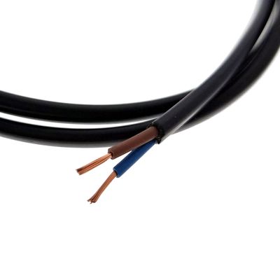 Svart, bipolär kabel för ledbandsinstallationer