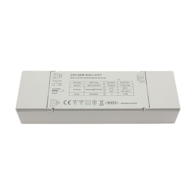 LED-transformator 24V, 50W, DALI DT8 CCT justerbar, IP20