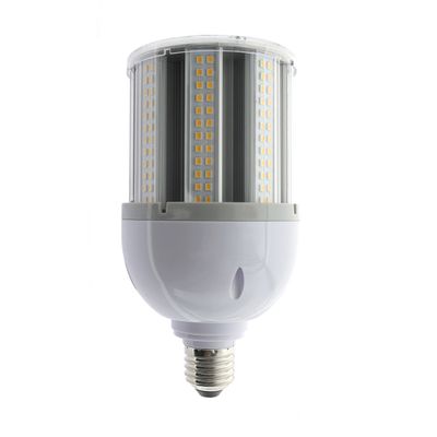 LED-majslampa, cylindrisk lampa, vit sockel, vertikala gula LED-lampor för starkt ljus.