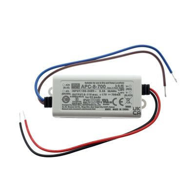 Konstantströms BOX FIT LED-drivdon, 700mA, max 8W, IP42, 80x23x30mm Konstantströms BOX FIT LED-drivdon, 700mA, max 8W, IP42, 80x23x30mm