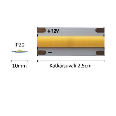 1cm LED-band SOLO, 4000K, 12V, 12W/m, IP20, CRI90 (copy) 1cm LED-band SOLO, 4000K, 12V, 12W/m, IP20, CRI90 (copy)