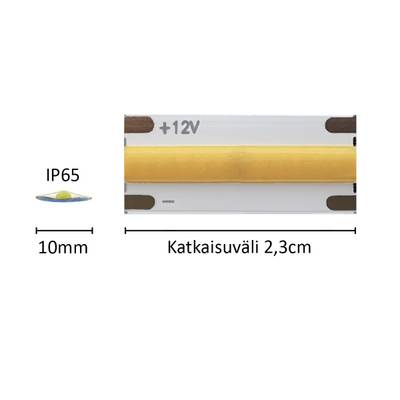 LED-remsa SOLO, skräddarsydd, 4000K, 12V, 14,4W/m, IP65, CRI95 LED-remsa SOLO, skräddarsydd, 4000K, 12V, 14,4W/m, IP65, CRI95