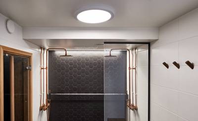LED plafond 380 3CCT, IP54, ytmontering 20W, CRI95, 3000-4200-5500K demonstrationsvideo LedStore.fi