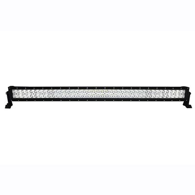 LED-ljusramp med runda lampor i svart ram, perfekt för fordon eller utomhusbruk