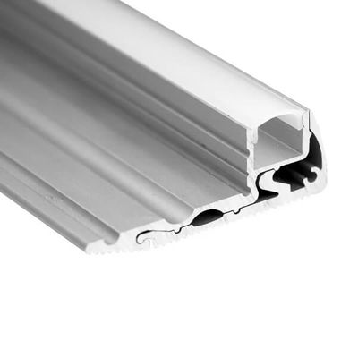 Aluminiumprofil för led-list för trappor 1000x22x60mm, för trappbelysning, borstad aluminium Aluminiumprofil för led-list för trappor 1000x22x60mm, för trappbelysning, borstad aluminium