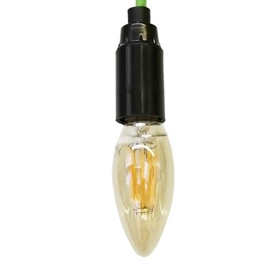 E14 LED-lampa - Ljusstake, koppar, 6W, 2700K