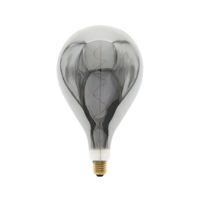 LED-lampa E27 - DROP, trådglödande, rökt glas, 1800K, 6W, 80 lm
