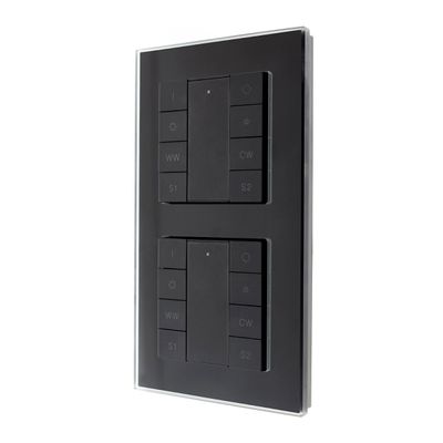 Schneider Exxact Ram 2-fack Glas Solid Svart