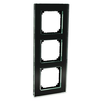 Schneider Exxact Ram 3-fack Glas Solid Svart