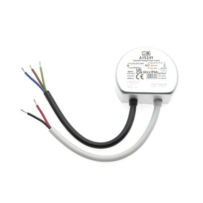 TRANSFORMATORLÅDA för led-ljus, 24V, 15W, IP66, 67mm x 25mm