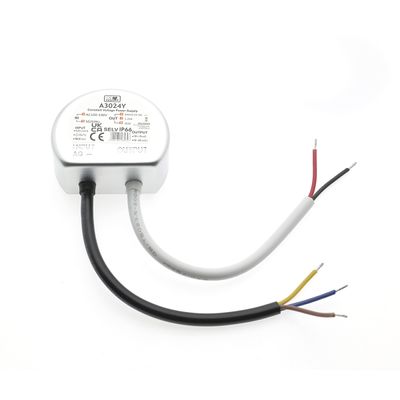 TRANSFORMATORLÅDA för led-ljus, 24V, 30W, IP66, 67mm x 25mm