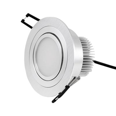 Dimbar LED taklampa - RUNDT R033, IP44, riktbar 9W, CRI97, 4000K