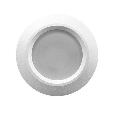 LED taklampa - RUNDA 023, IP54, dimbar 9W, matt silver, CRI97, 3000K
