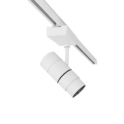 LED-spårljus - ZOOM 50W för 3-fas skena, mattvit, 3000K