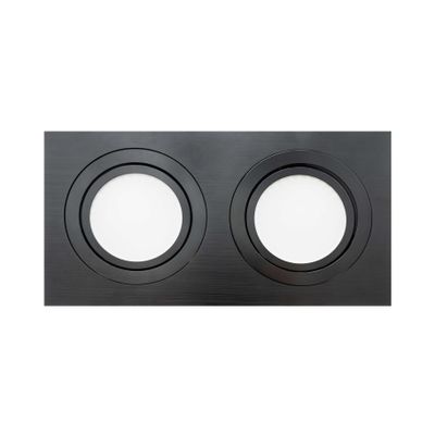 LED taklampa - DUBBELSIDIG 233, IP54, justerbar 2700-4000-5900K, dimbar 18W, svart, CRI91