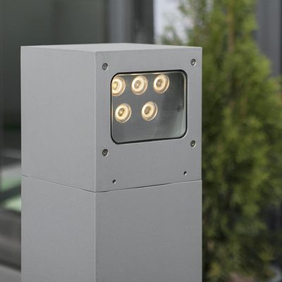 LED trädgårdsbelysning - PILARI CUBIC 800, en riktning, 5W, 3000K