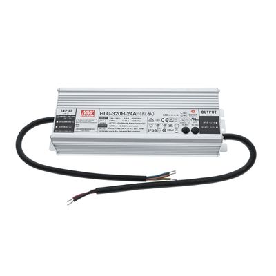 LED strömförsörjning 24V, 320W, för LED-remsor, IP65, Mean Well