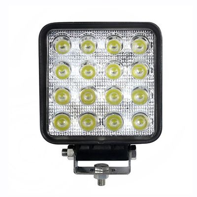 LED-arbetslampa, kvadratisk, 48W, 60° spridningsvinkel