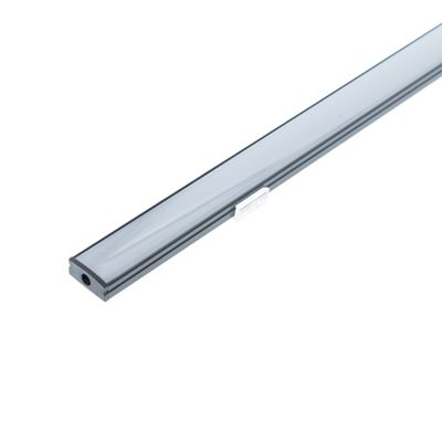Surface LED strip aluminium PROFILE 2.0m, low, black