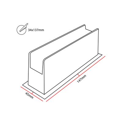 LED-strålkastare - LINJE 5, IP44, dimbar 5x2W, vit/svart, CRI93, 4000K
