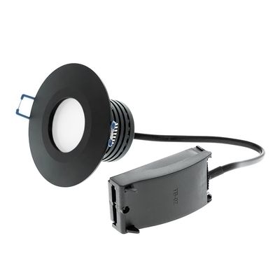 LED downlight ModLed dimmable module 7W, 230V, high CRI98 + ModLed IP54 frame, matte black