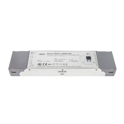 24V 4 I 1 dimbar transformator 200W (TRIAC, DALI, PUSH, 1-10V)