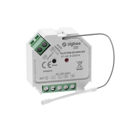 LED-mottagare 230V - VaLO Zigbee, LED-lampor, on-off, max. 250W