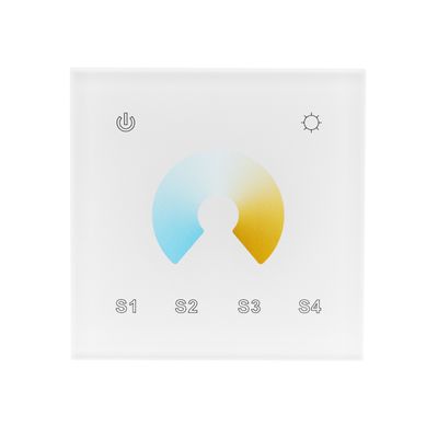 LED väggdimmer/styrning 12-24V CCT - för LED-lampor, max. 400W