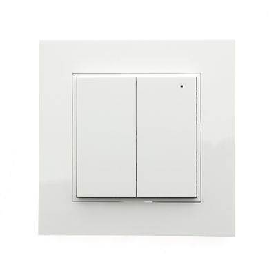 Trådlös LED-dimmer - VaLO Zigbee, vertikal 2-delad knapp, vit