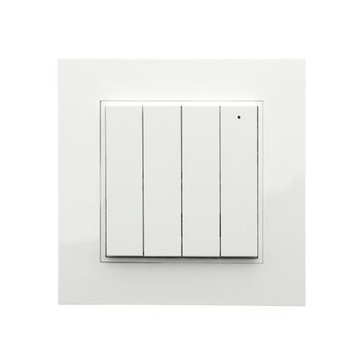 Trådlös LED-dimmer - VaLO Zigbee, vertikal 4-delad knapp, vit
