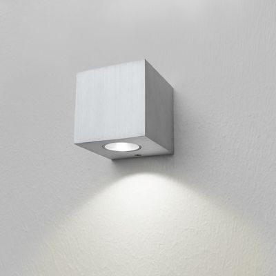 XL CUBIC, borstad aluminium 3W, enkelriktad, 3-i-1 CCT 3000/4000/5000K, dimbar
