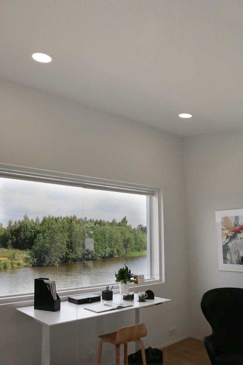 Bostadsmässan 2018: LED-takplafond i sovrummet. Ledstore.fi