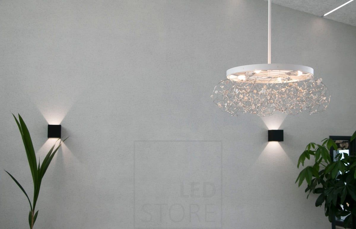 Bostadsmässan 2018: den svarta vägglampan FUNK. Ledstore.fi